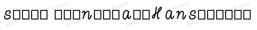 soure keynoteartHans字体转换